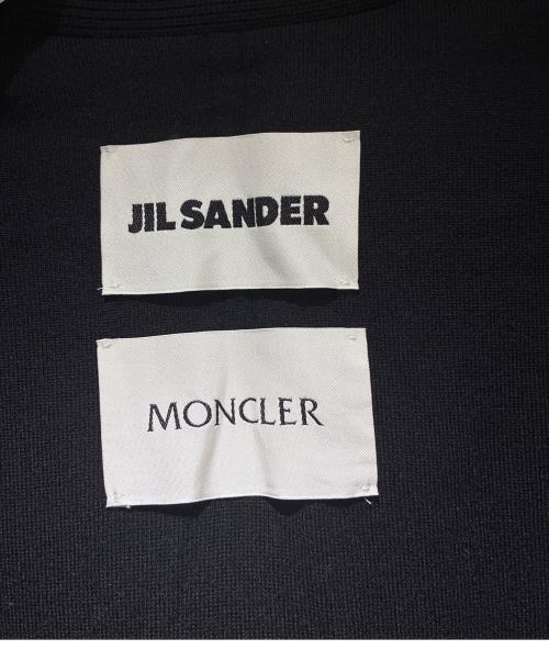 JIL SANDER（ジルサンダー）JIL SANDER (ジルサンダー) MONCLER (モンクレール) Padded Wool Cardigan/Vネックダウンカーディガン ブラック サイズ:Mの古着・服飾アイテム