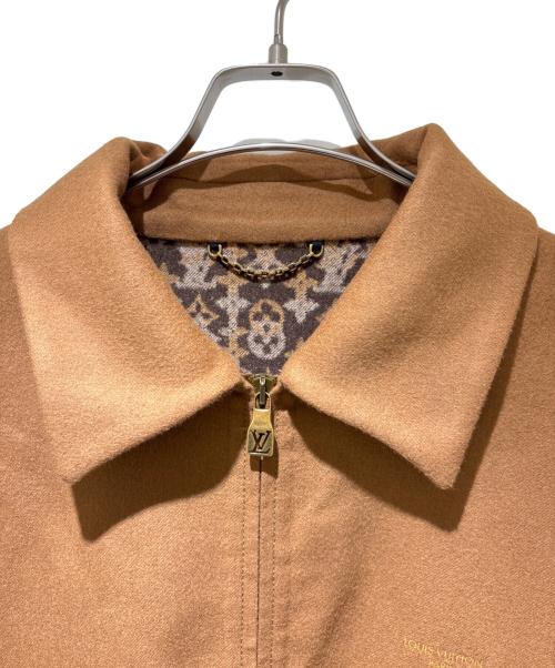 LOUIS VUITTON（ルイ ヴィトン）LOUIS VUITTON (ルイ ヴィトン) ダブルフェイス ウール ブルゾン ブラウン サイズ:52の古着・服飾アイテム