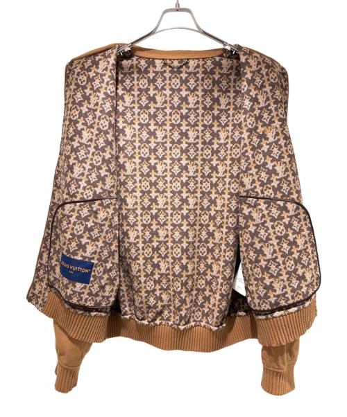 LOUIS VUITTON（ルイ ヴィトン）LOUIS VUITTON (ルイ ヴィトン) ダブルフェイス ウール ブルゾン ブラウン サイズ:52の古着・服飾アイテム