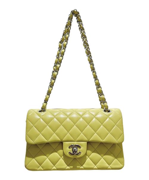CHANEL（シャネル）CHANEL (シャネル) マトラッセ23 ダブルフラップショルダーバッグ イエロー サイズ:23の古着・服飾アイテム