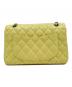 CHANEL (シャネル) マトラッセ23 ダブルフラップショルダーバッグ イエロー サイズ:23：700000円