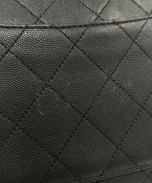 CHANEL（シャネル）CHANEL (シャネル) マトラッセ マテリアルチェーンショルダーバッグ ブラックの古着・服飾アイテム
