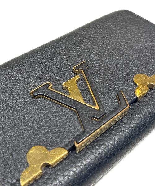 LOUIS VUITTON（ルイ ヴィトン）LOUIS VUITTON (ルイ ヴィトン) ポルトフォイユ・カプシーヌ ブラックの古着・服飾アイテム