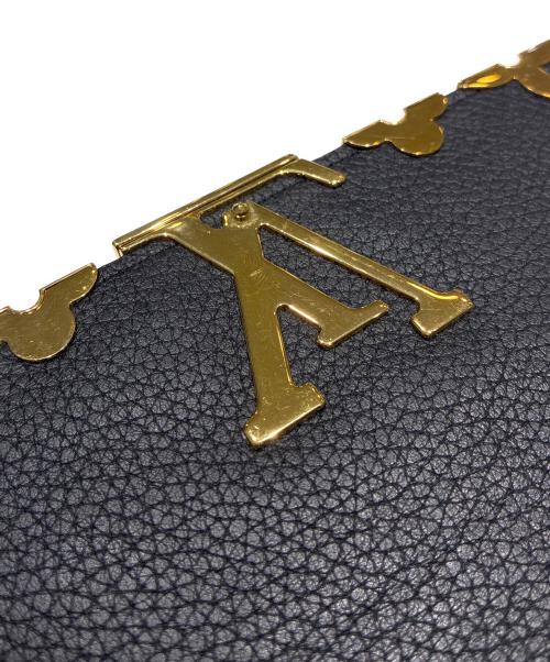 LOUIS VUITTON（ルイ ヴィトン）LOUIS VUITTON (ルイ ヴィトン) ポルトフォイユ・カプシーヌ ブラックの古着・服飾アイテム