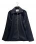 JIL SANDER（ジルサンダー）の古着「ジップオーバーシャツ」｜ブラック