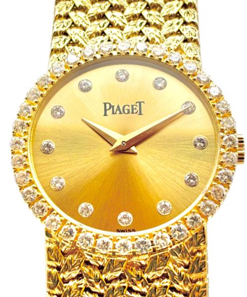 PIAGET（ピアジェ）PIAGET (ピアジェ) Dancer ダンサー Ref: 9706 D2 シャンパン文字盤 サイズ:24mm/14.5cmの古着・服飾アイテム