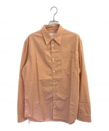 Maison Margiela（メゾンマルジェラ）の古着「レギュラーカラーシャツ」｜オレンジ