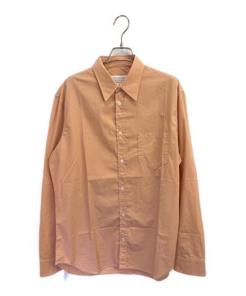 Maison Margiela（メゾンマルジェラ）Maison Margiela (メゾンマルジェラ) レギュラーカラーシャツ オレンジ サイズ:42の古着・服飾アイテム