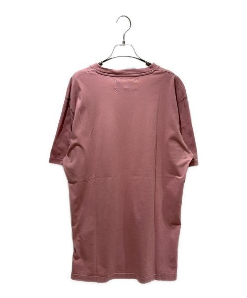 Maison Margiela（メゾンマルジェラ）Maison Margiela (メゾンマルジェラ) クルーネックTシャツ/S50GC0555 S22533 ピンク サイズ:54の古着・服飾アイテム