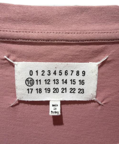Maison Margiela（メゾンマルジェラ）Maison Margiela (メゾンマルジェラ) クルーネックTシャツ/S50GC0555 S22533 ピンク サイズ:54の古着・服飾アイテム