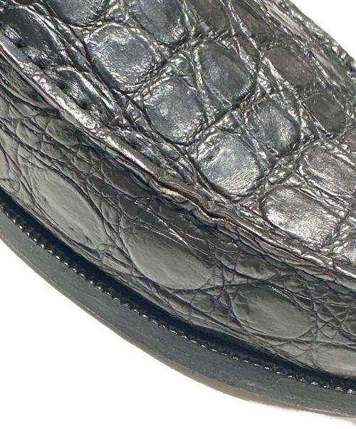 LOUIS VUITTON（ルイ ヴィトン）LOUIS VUITTON (ルイ ヴィトン) ホッケンハイムモカシンローファー ブラック サイズ:7　1/2の古着・服飾アイテム