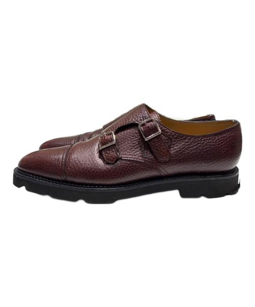 JOHN LOBB（ジョンロブ）JOHN LOBB (ジョンロブ) WILLIAM w/Moorland Grain/ウォーキングソール ダブルモンクストラップ  ブラウン サイズ:7Eの古着・服飾アイテム