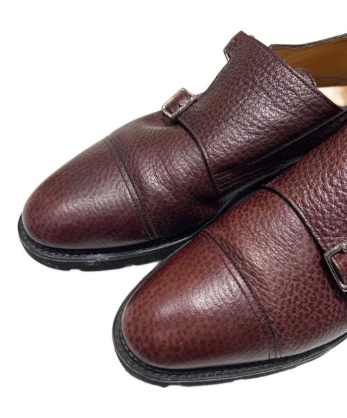 JOHN LOBB（ジョンロブ）JOHN LOBB (ジョンロブ) WILLIAM w/Moorland Grain/ウォーキングソール ダブルモンクストラップ  ブラウン サイズ:7Eの古着・服飾アイテム