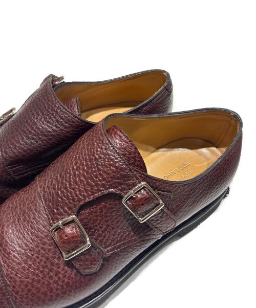 JOHN LOBB（ジョンロブ）JOHN LOBB (ジョンロブ) WILLIAM w/Moorland Grain/ウォーキングソール ダブルモンクストラップ  ブラウン サイズ:7Eの古着・服飾アイテム