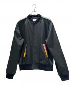 Saint Laurent Parisサンローランパリ）の古着「Satin Panther Jacket/サテンパンサージャケット/Y637S」｜ブラック
