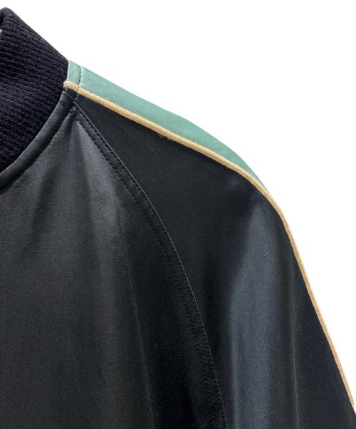 Saint Laurent Paris（サンローランパリ）Saint Laurent Paris (サンローランパリ) Satin Panther Jacket/サテンパンサージャケット/Y637S ブラック サイズ:50の古着・服飾アイテム