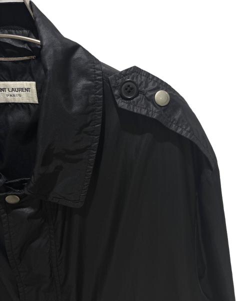 Saint Laurent Paris（サンローランパリ）Saint Laurent Paris (サンローランパリ) Nylon jacket with pocket design/ポケットデザインナイロンジャケット/V91H 605937 Y989L 1000 ブラック サイズ:54の古着・服飾アイテム