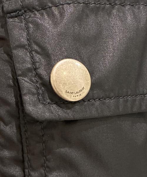 Saint Laurent Paris（サンローランパリ）Saint Laurent Paris (サンローランパリ) Nylon jacket with pocket design/ポケットデザインナイロンジャケット/V91H 605937 Y989L 1000 ブラック サイズ:54の古着・服飾アイテム