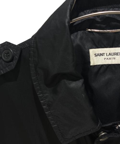 Saint Laurent Paris（サンローランパリ）Saint Laurent Paris (サンローランパリ) Nylon jacket with pocket design/ポケットデザインナイロンジャケット/V91H 605937 Y989L 1000 ブラック サイズ:54の古着・服飾アイテム