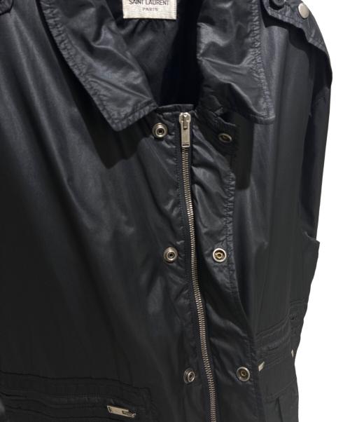 Saint Laurent Paris（サンローランパリ）Saint Laurent Paris (サンローランパリ) Nylon jacket with pocket design/ポケットデザインナイロンジャケット/V91H 605937 Y989L 1000 ブラック サイズ:54の古着・服飾アイテム