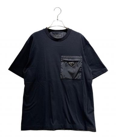 中古・古着通販】PRADA (プラダ) Re-Nylon ジャージー Tシャツ