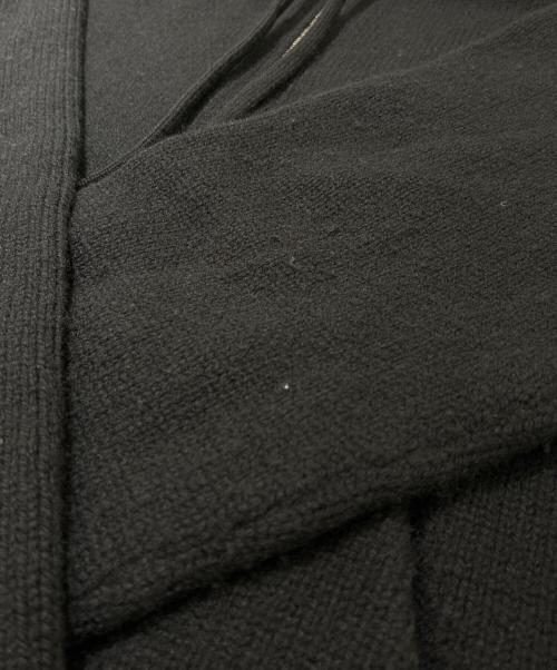 CELINE（セリーヌ）CELINE (セリーヌ) Cashmere-blend Triomphe knit hoodie/カシミヤ混トリオンフ ニットパーカー/2AD5O048T.38OW ブラック サイズ:Lの古着・服飾アイテム