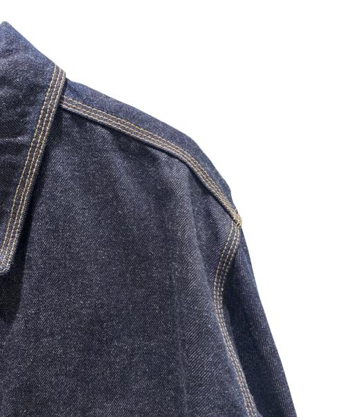 BOTTEGA VENETA（ボッテガベネタ）BOTTEGA VENETA (ボッテガベネタ) Washed Long Denim Jacket/ウォッシュドロングデニムジャケット/618544 VF4O0 インディゴ サイズ:46の古着・服飾アイテム