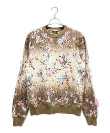 Dior（ディオール）の古着「Hajime Sorayama Oblique Sweatshirt/空山基 オブリーク スウェット/933J601A0573」｜ブラウン×ピンク