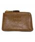 MIU MIU（ミュウミュウ）の古着「Nappa Leather Envelope Card Holder/ナッパレザー エンベロープ カードホルダー/5MB066_AEFX_F0NBL」｜ブラウン