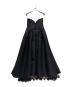 Christian Dior (クリスチャン ディオール) ウールシルクベアトップドレス/ワンピース ブラック サイズ:38：160000円
