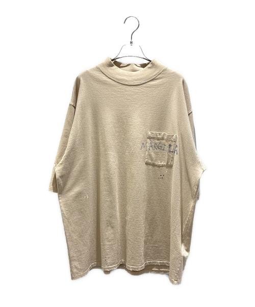 Maison Margiela（メゾンマルジェラ）Maison Margiela (メゾンマルジェラ) グラフィティロゴTシャツ/S50GC0714S24567 ベージュ サイズ:Lの古着・服飾アイテム