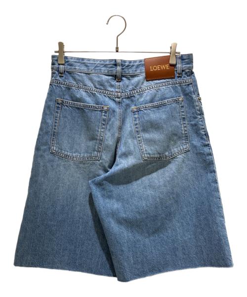 LOEWE（ロエベ）LOEWE (ロエベ) ロゴデニムハーフパンツ/H526Y1GW07 インディゴ サイズ:46の古着・服飾アイテム