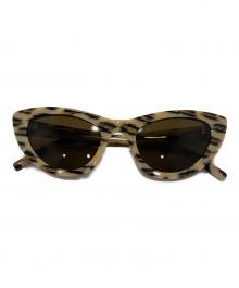 Saint Laurent Paris（サンローランパリ）の古着「ヒョウ柄サングラス/SL213 LILY 014」｜ベージュ