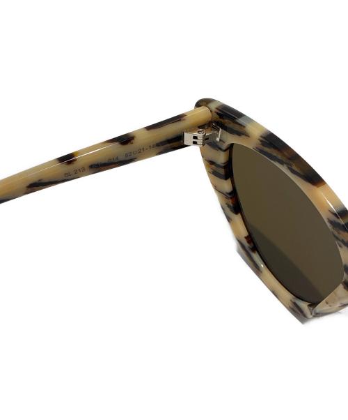 Saint Laurent Paris（サンローランパリ）Saint Laurent Paris (サンローランパリ) ヒョウ柄サングラス/SL213 LILY 014 ベージュ サイズ:52□21-14の古着・服飾アイテム