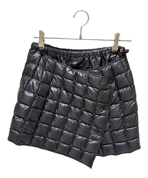 MONCLER（モンクレール）MONCLER (モンクレール) GONNAパデッドミニダウン巻きスカート ブラック サイズ:40の古着・服飾アイテム