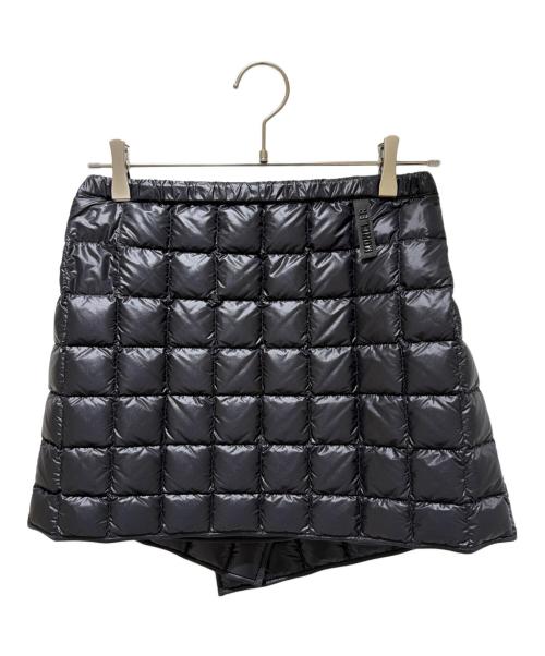 MONCLER（モンクレール）MONCLER (モンクレール) GONNAパデッドミニダウン巻きスカート ブラック サイズ:40の古着・服飾アイテム