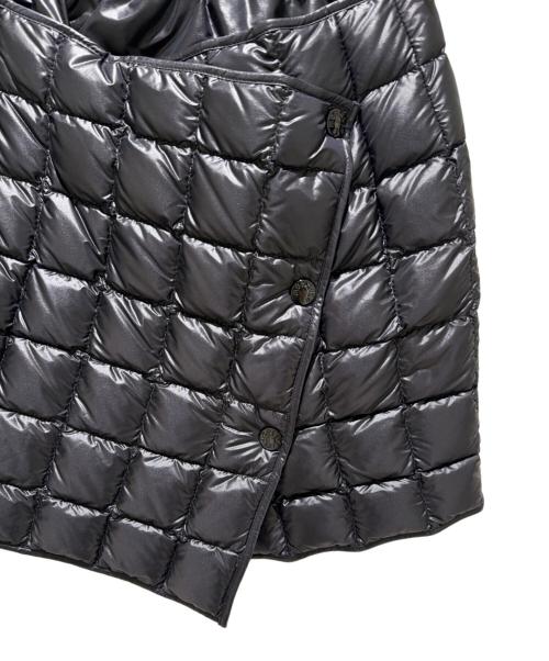 MONCLER（モンクレール）MONCLER (モンクレール) GONNAパデッドミニダウン巻きスカート ブラック サイズ:40の古着・服飾アイテム
