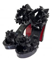 Christian Louboutin（クリスチャン・ルブタン）の古着「デイジーハイヒールサンダル」｜ブラック