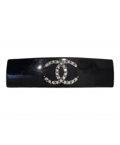 中古・古着通販】CHANEL (シャネル) Coco Mark Rhinestone Barrette