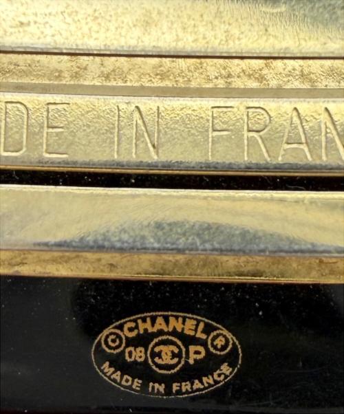 CHANEL（シャネル）CHANEL (シャネル) Coco Mark Rhinestone Barrette/ココマーク ラインストーンバレッタ ブラックの古着・服飾アイテム