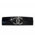 CHANEL（シャネル）の古着「Coco Mark Rhinestone Barrette/ココマーク ラインストーンバレッタ」｜ブラック