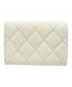 CHANEL (シャネル) クルーズコレクション コンパクト ウォレット ホワイト：150000円