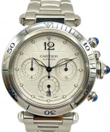 Cartier（カルティエ）の古着「Pasha Chronograph/パシャクロノグラフ/W31030H3」