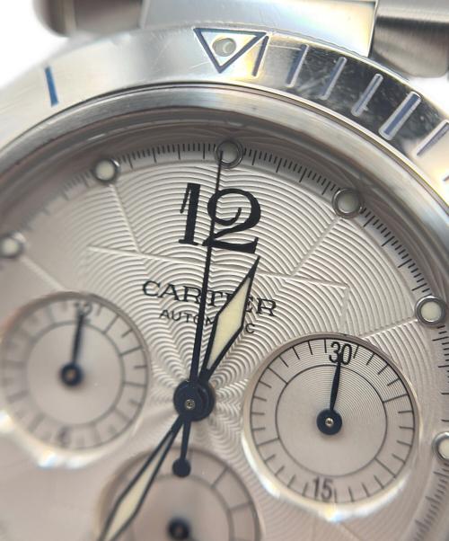 Cartier（カルティエ）Cartier (カルティエ) Pasha Chronograph/パシャクロノグラフ/W31030H3 サイズ:38mm/16.5cmの古着・服飾アイテム
