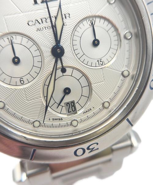 Cartier（カルティエ）Cartier (カルティエ) Pasha Chronograph/パシャクロノグラフ/W31030H3 サイズ:38mm/16.5cmの古着・服飾アイテム
