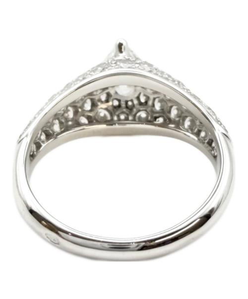 Cartier（カルティエ）Cartier (カルティエ) Simple Must Pear-Shaped and Pavé Diamond Ring /シンプルマスト ペアシェイプダイヤ・パヴェダイヤリング /N4111847 サイズ:10号の古着・服飾アイテム