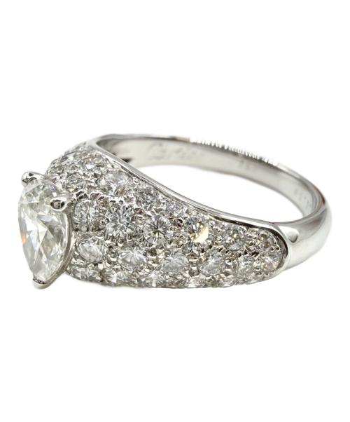 Cartier（カルティエ）Cartier (カルティエ) Simple Must Pear-Shaped and Pavé Diamond Ring /シンプルマスト ペアシェイプダイヤ・パヴェダイヤリング /N4111847 サイズ:10号の古着・服飾アイテム