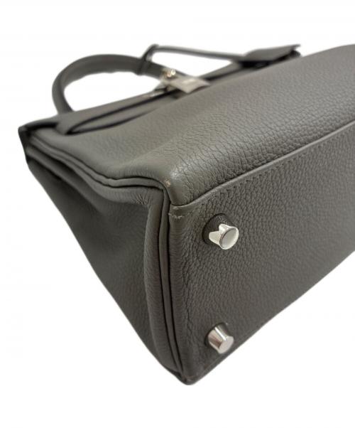 HERMES（エルメス）HERMES (エルメス) ケリー25内縫い/Kelly25Retourne/トゴ/シルバー金具/U刻印 グリメイヤー サイズ:25の古着・服飾アイテム