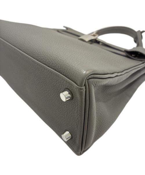 HERMES（エルメス）HERMES (エルメス) ケリー25内縫い/Kelly25Retourne/トゴ/シルバー金具/U刻印 グリメイヤー サイズ:25の古着・服飾アイテム