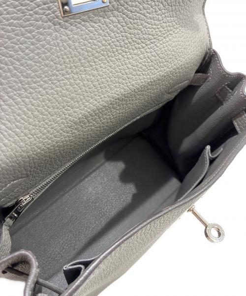 HERMES（エルメス）HERMES (エルメス) ケリー25内縫い/Kelly25Retourne/トゴ/シルバー金具/U刻印 グリメイヤー サイズ:25の古着・服飾アイテム